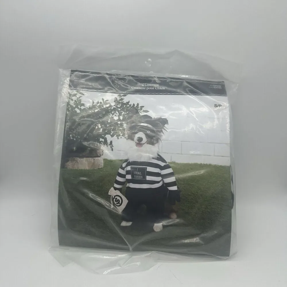 NWT Robber Pup Pet Costume Ashland Halloween, Size Small